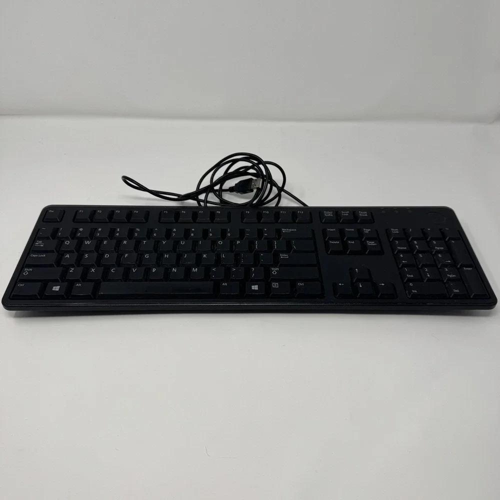 Dell KB212-B USB Quiet Key Keyboard‎ - Black - Tested